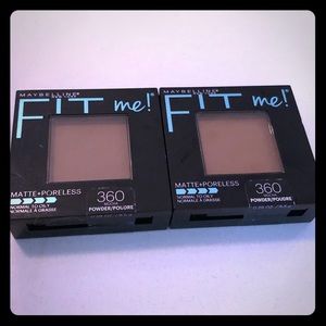 ‼️Maybelline fit me powder‼️2pc